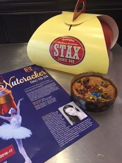 I am grateful to Jane Gillespie PR for connecting me with Stax Cookie Bar. It was the perfect venue to sugar up some kids (and parents!) before meeting the Sugar Plum Fairy. 