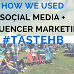 Increasing ticket sales for Taste of Huntington Beach with Social Media and Influencer Outreach